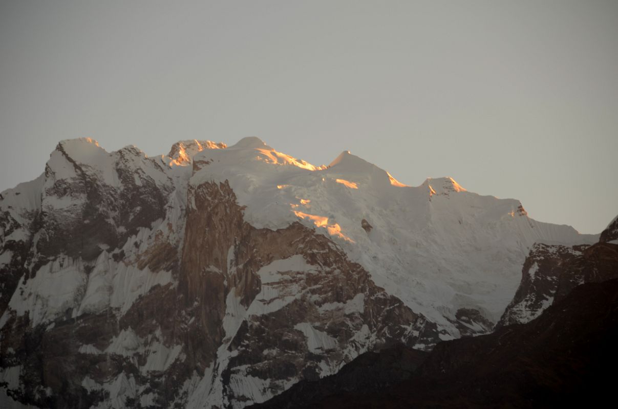 Poon Hill 13 Fang, Annapurna I, and Ridge To Annapurna South At Sunrise 